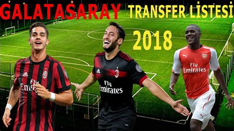 galatasaray transfer listesi 2018